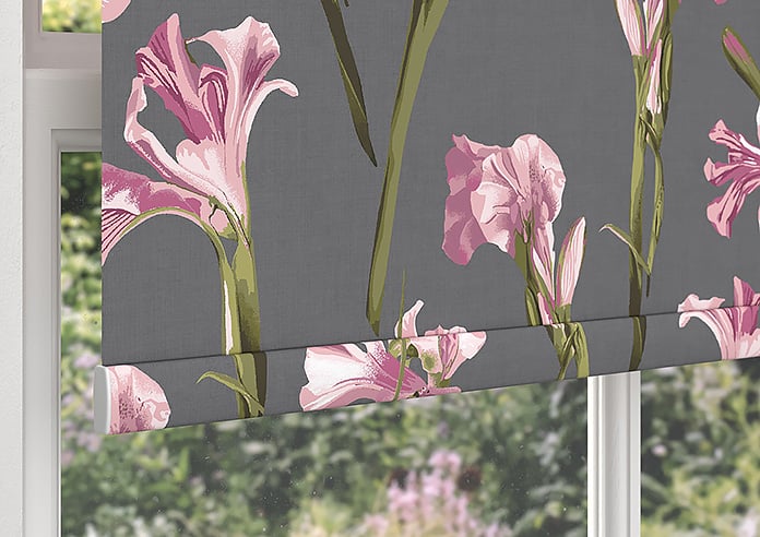 Ted Baker Wild Iris, Pink Charcoal - Twist&Fit Roller Blind - Image 4